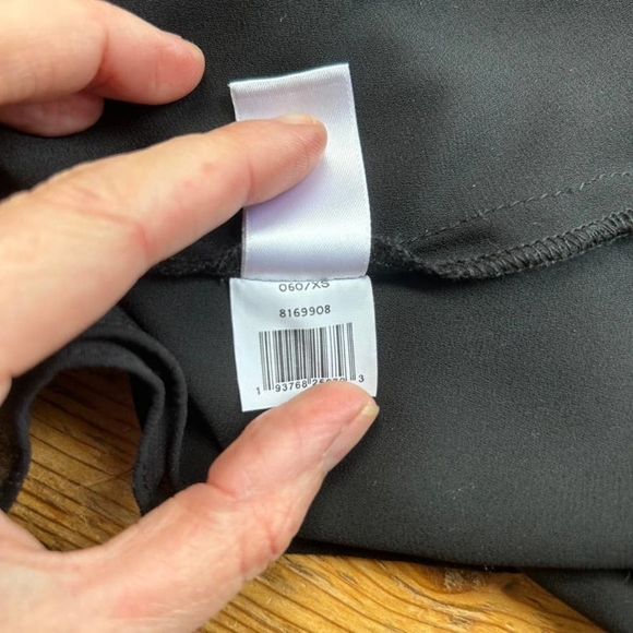 1. State Women's Size‎ XS Black Pink V-Neck Sheer Long Sleeve Dress V-Neck - Picture 11 of 11